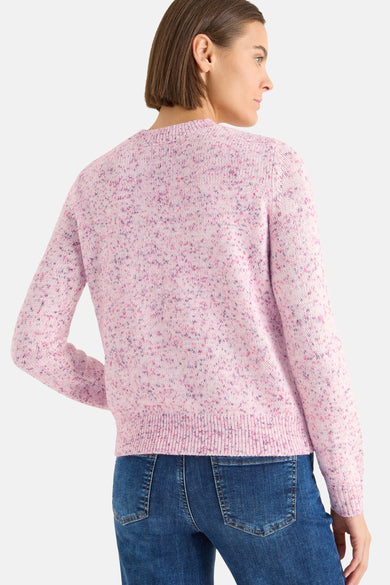 Pull met ronde hals - Roze