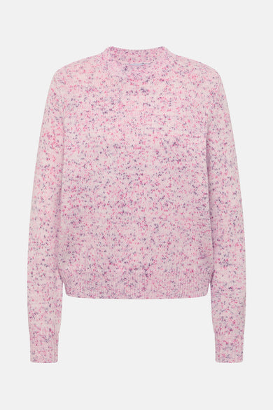 Pull met ronde hals - Roze