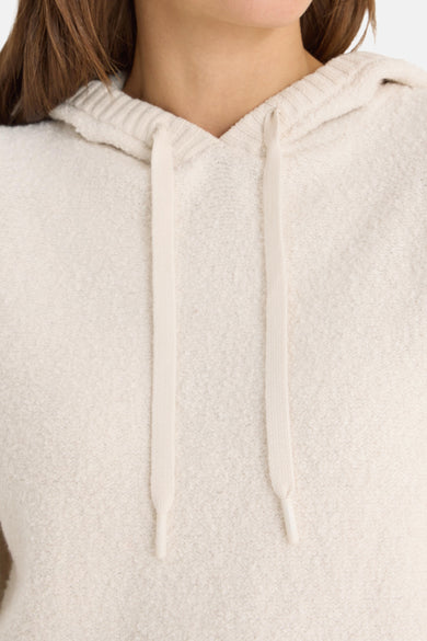 Pull met kap - ecru