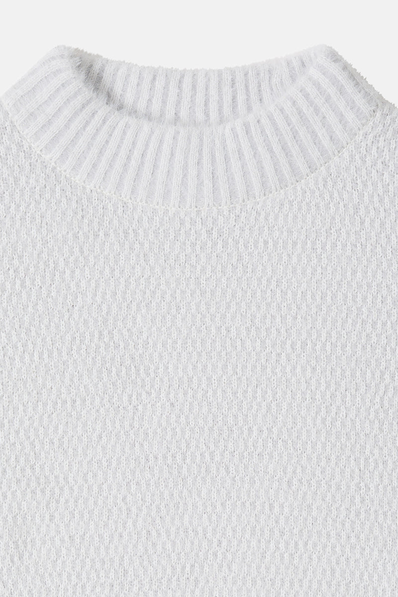 Trui met rolkraag grijs - CECIL