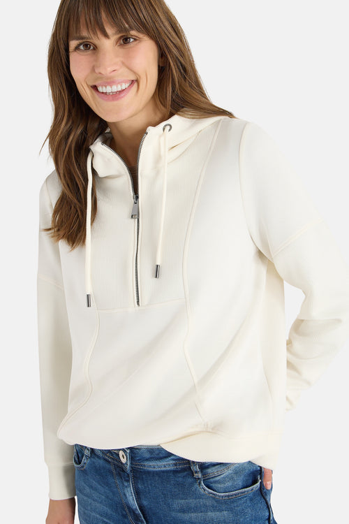 Sweater met kap - Ecru