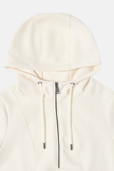 Sweater met kap - Ecru