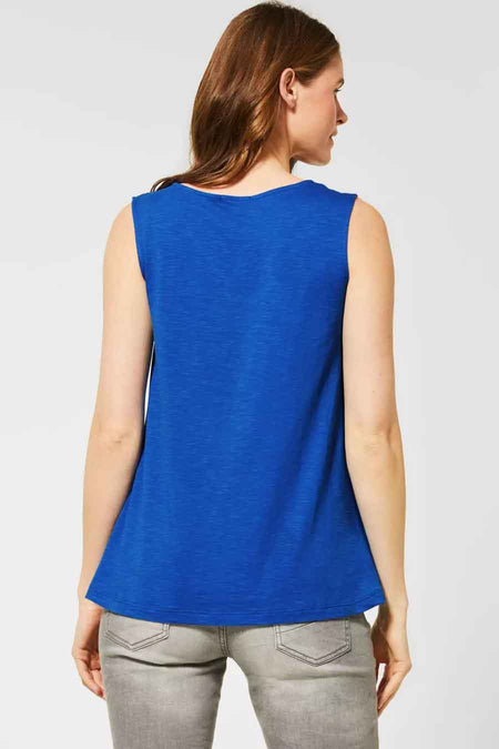 Top - blauw