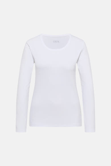 Top (lange mouwen) wit - CECIL