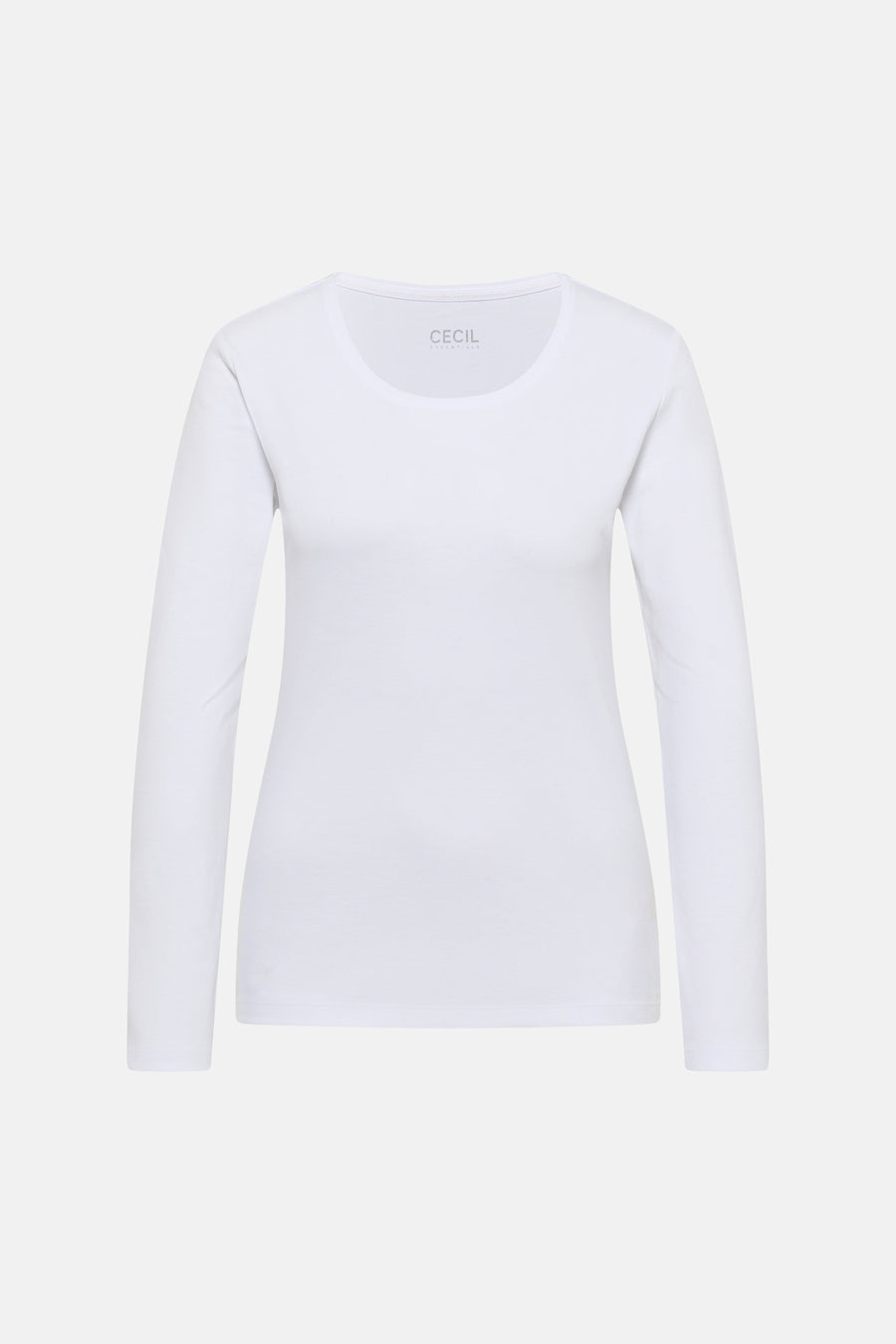 Top (lange mouwen) wit - CECIL