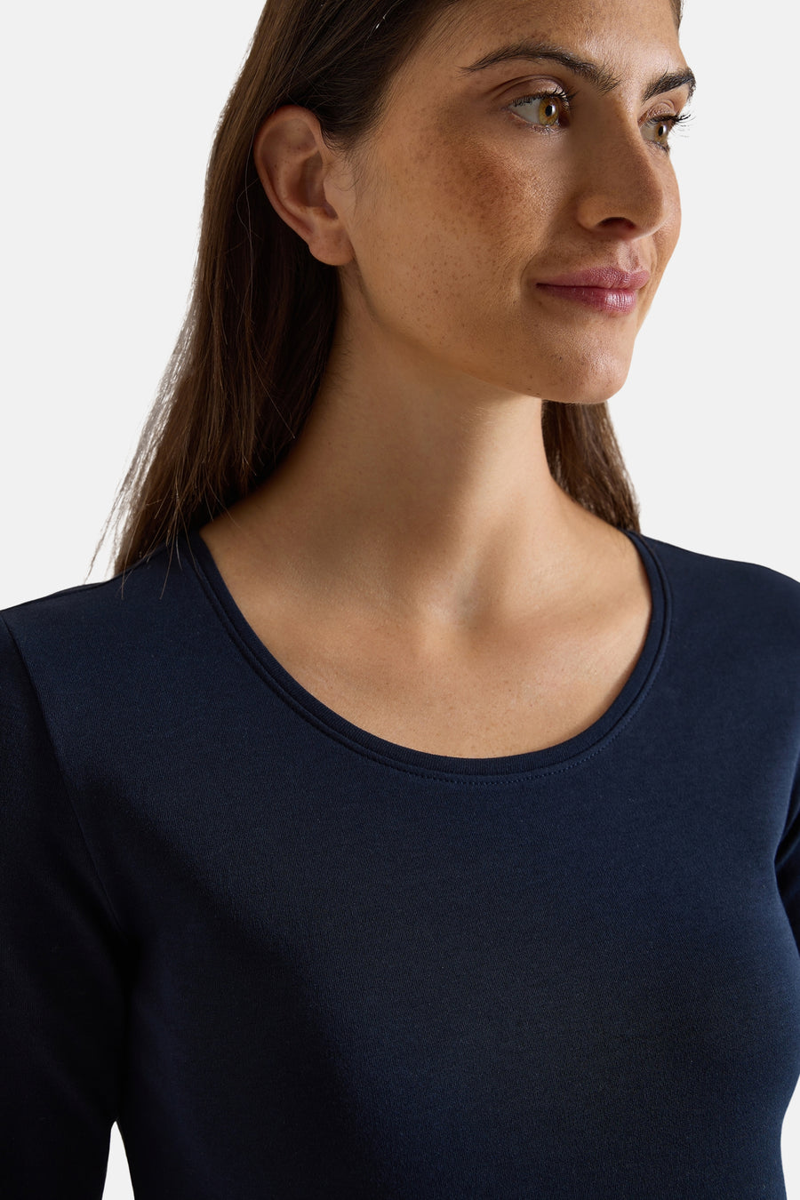 Top (lange mouwen) blauw - CECIL