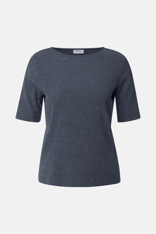 Top (korte mouwen) Blauw - CECIL