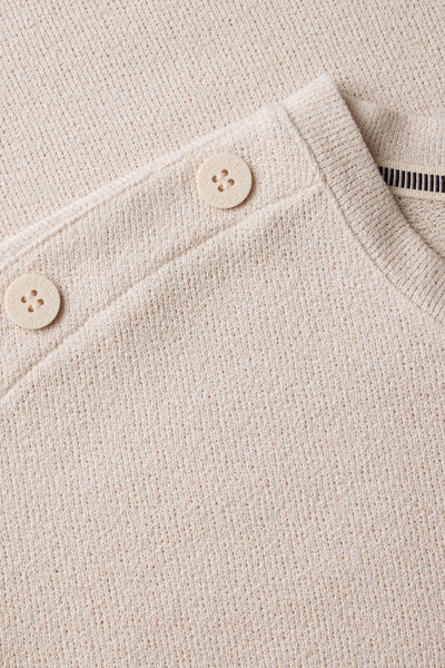 Top uni manches courtes Beige - Cecil