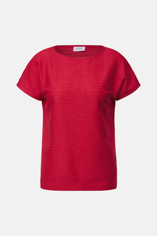 Top (korte mouwen) Rood - CECIL