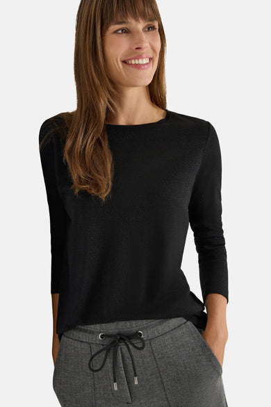 T-shirt met lange mouwen - zwart