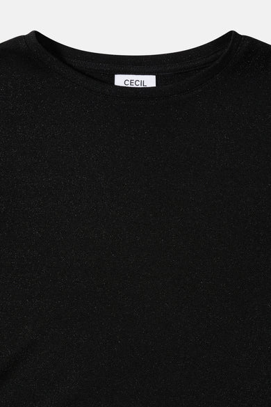 T-shirt met lange mouwen - zwart