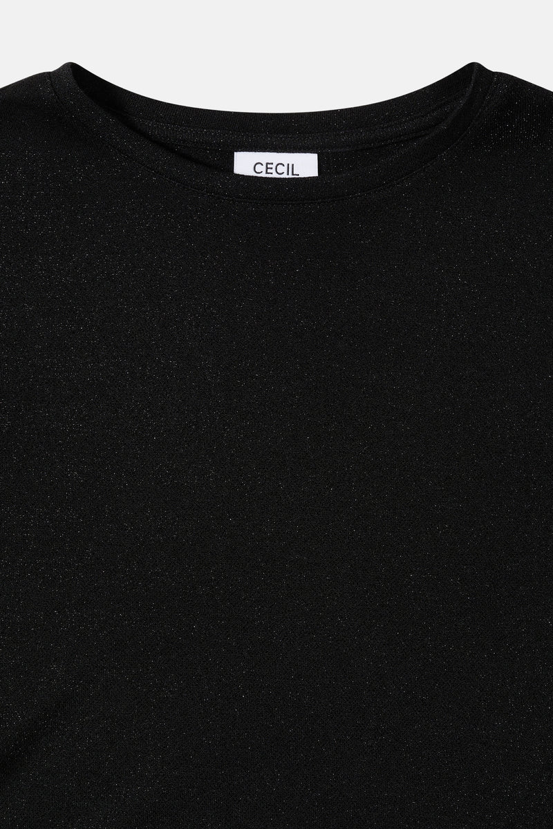 T-shirt met lange mouwen - zwart