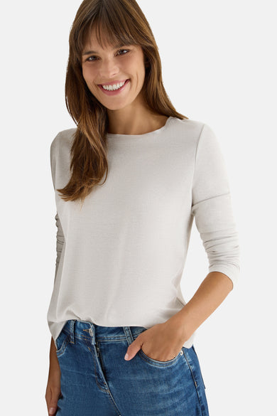 T-shirt met lange mouwen - Grijs