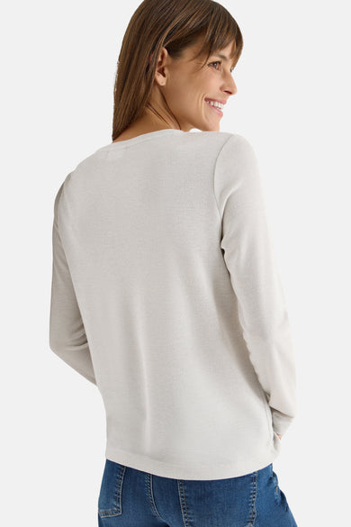 T-shirt met lange mouwen - Grijs