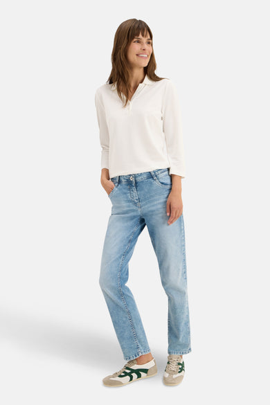 T-shirt met lange mouwen - ecru