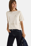 T-shirt (korte mouwen) ecru - CECIL