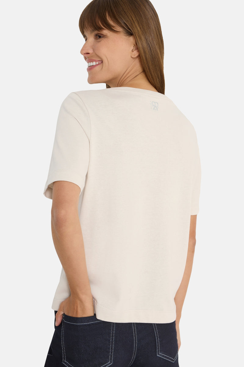 T-shirt (korte mouwen) ecru - CECIL
