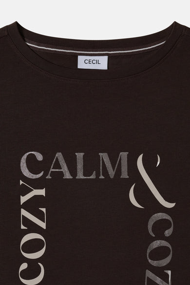 T-shirt (korte mouwen) bruin - CECIL