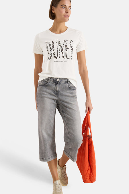 T-shirt (korte mouwen) beige - CECIL