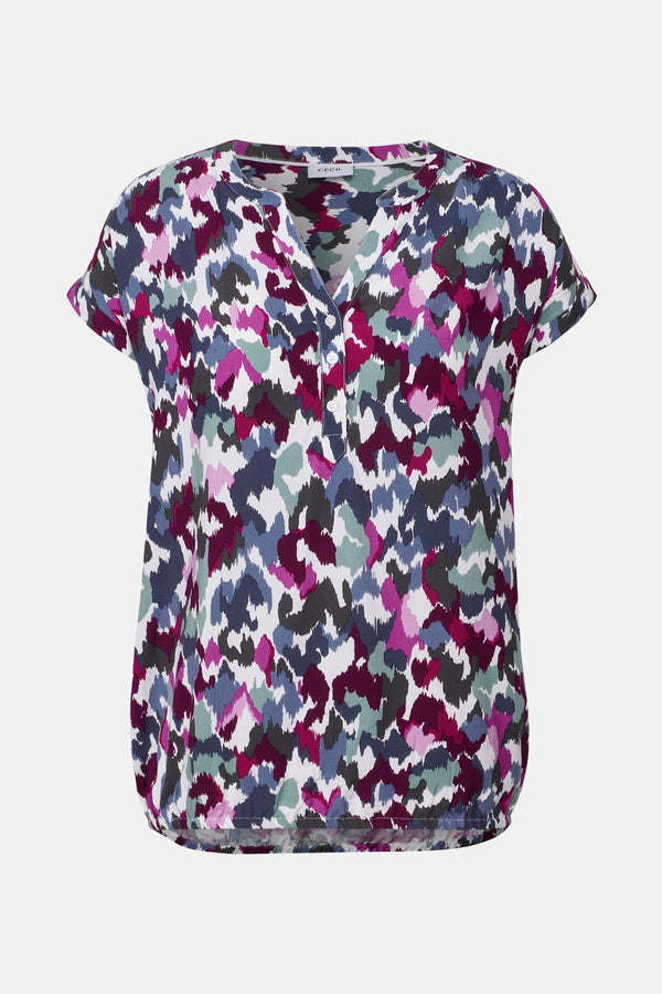 Blouse (korte mouwen) Multicolor - Cecil