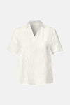 Blouse à manches courtes - blanc