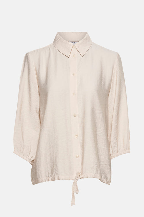 Hemd met lange mouwen - beige