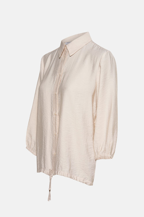 Hemd met lange mouwen - beige