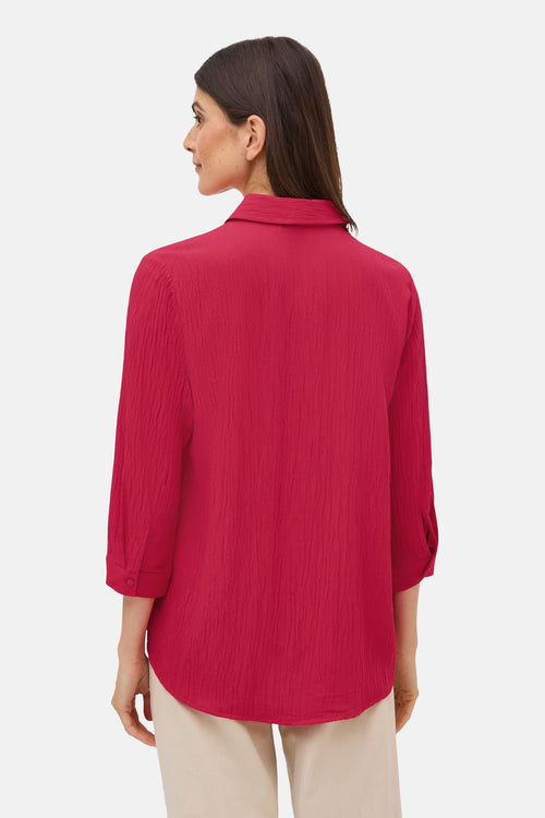 Hemd (lange mouwen) Rood - CECIL
