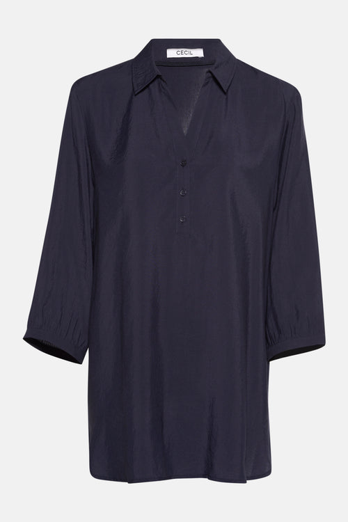 Hemd (korte mouwen) Blauw - CECIL