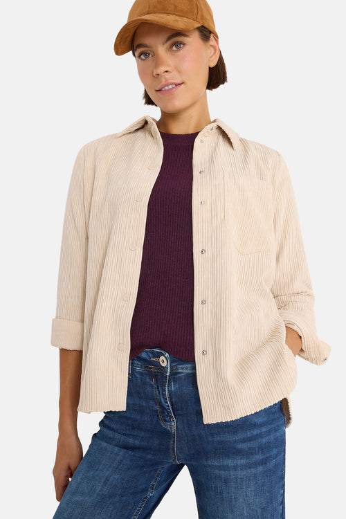 Hemd (lange mouwen) beige - CECIL