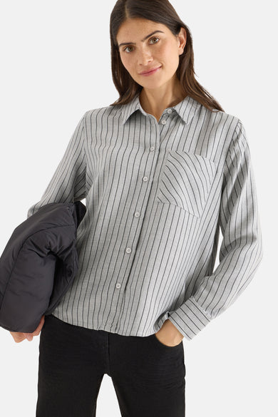 Hemd met lange mouwen - grijs