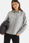Hemd met lange mouwen - grijs