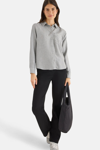 Hemd met lange mouwen - grijs