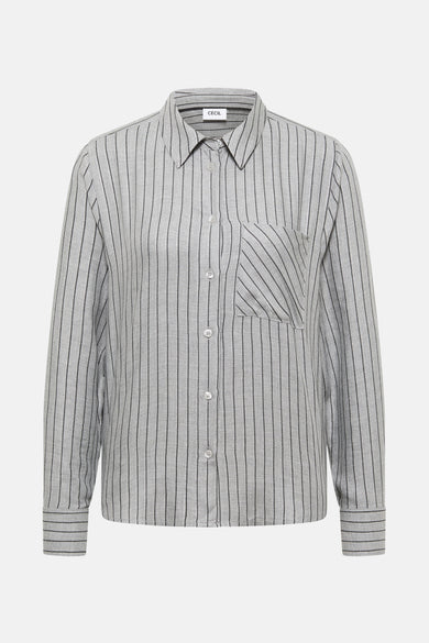 Hemd met lange mouwen - grijs