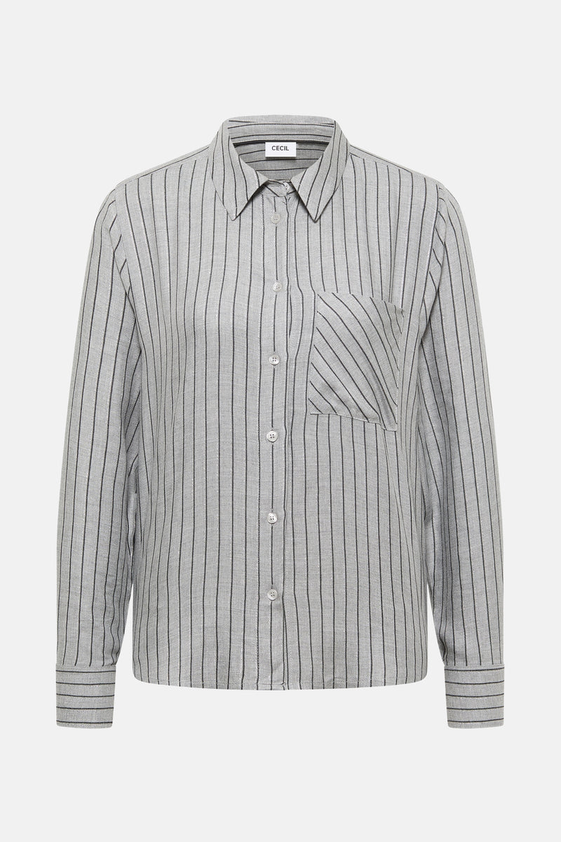 Hemd met lange mouwen - grijs