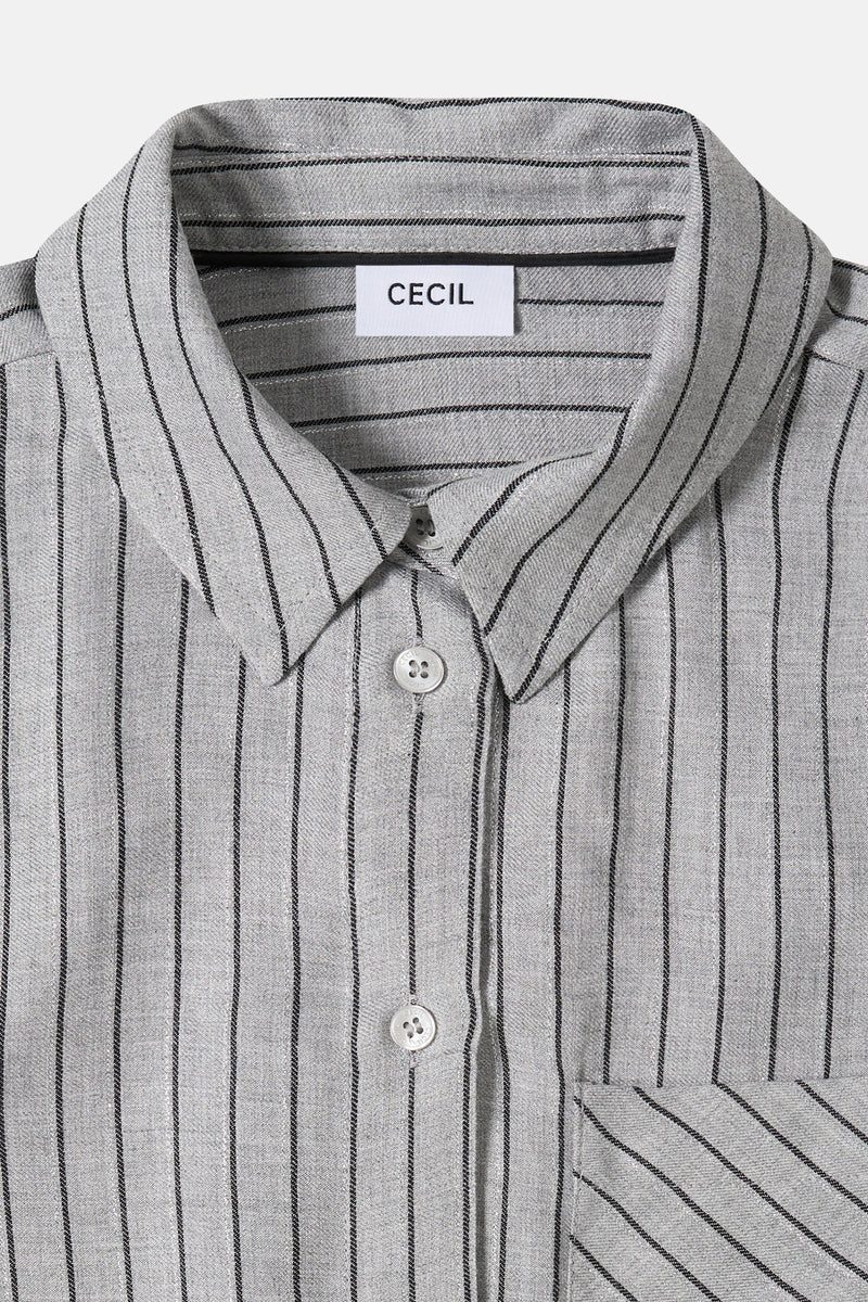Hemd met lange mouwen - grijs