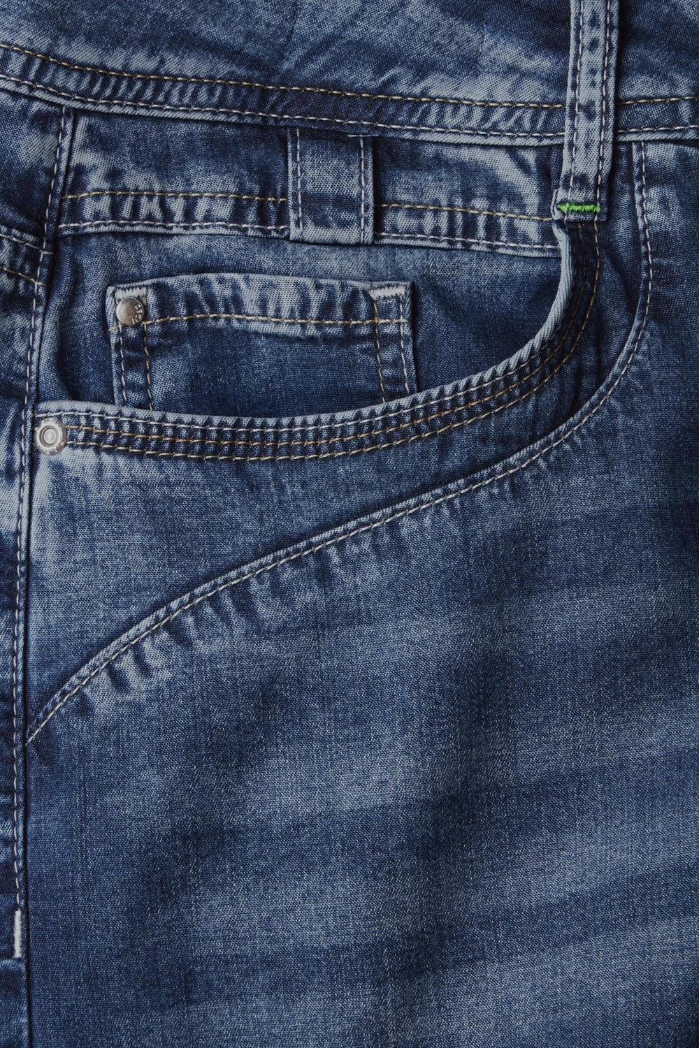 Jeans wide MID BLUE DENIM - Cecil