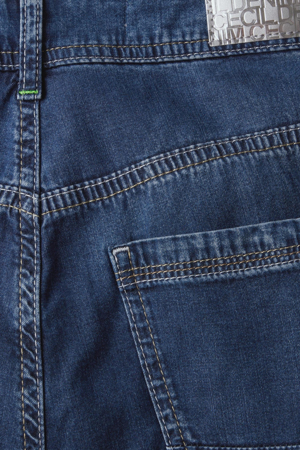 Jeans wide MID BLUE DENIM - Cecil
