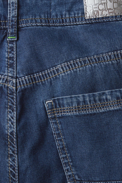 Jeans wide MID BLUE DENIM - Cecil