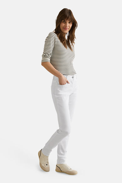 Jean droit WHITE DENIM - CECIL