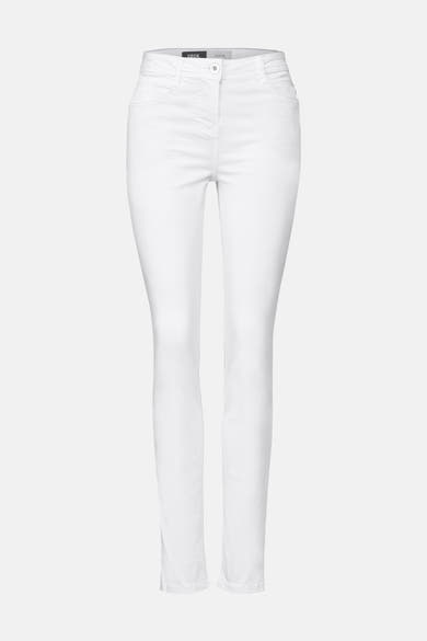 Jean droit en denim blanc de CECIL, coupe classique et détails subtils.