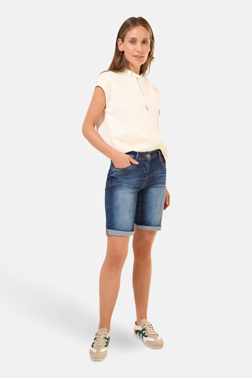 Short MID BLUE DENIM - CECIL