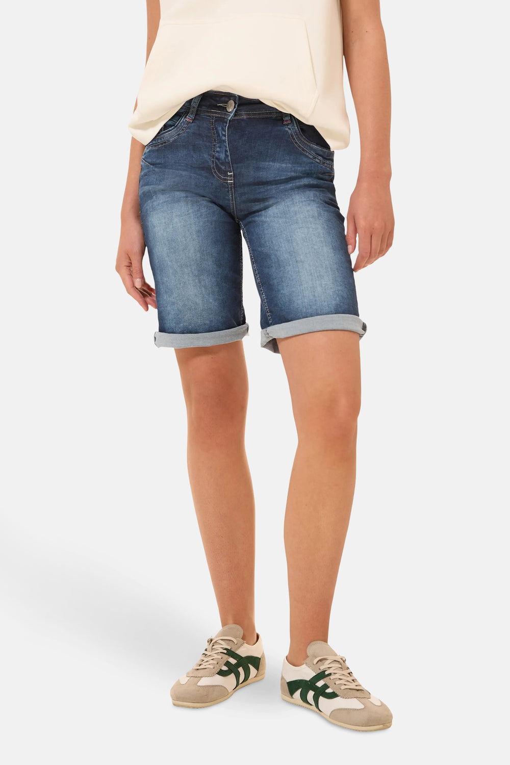 Short mid blue denim - CECIL