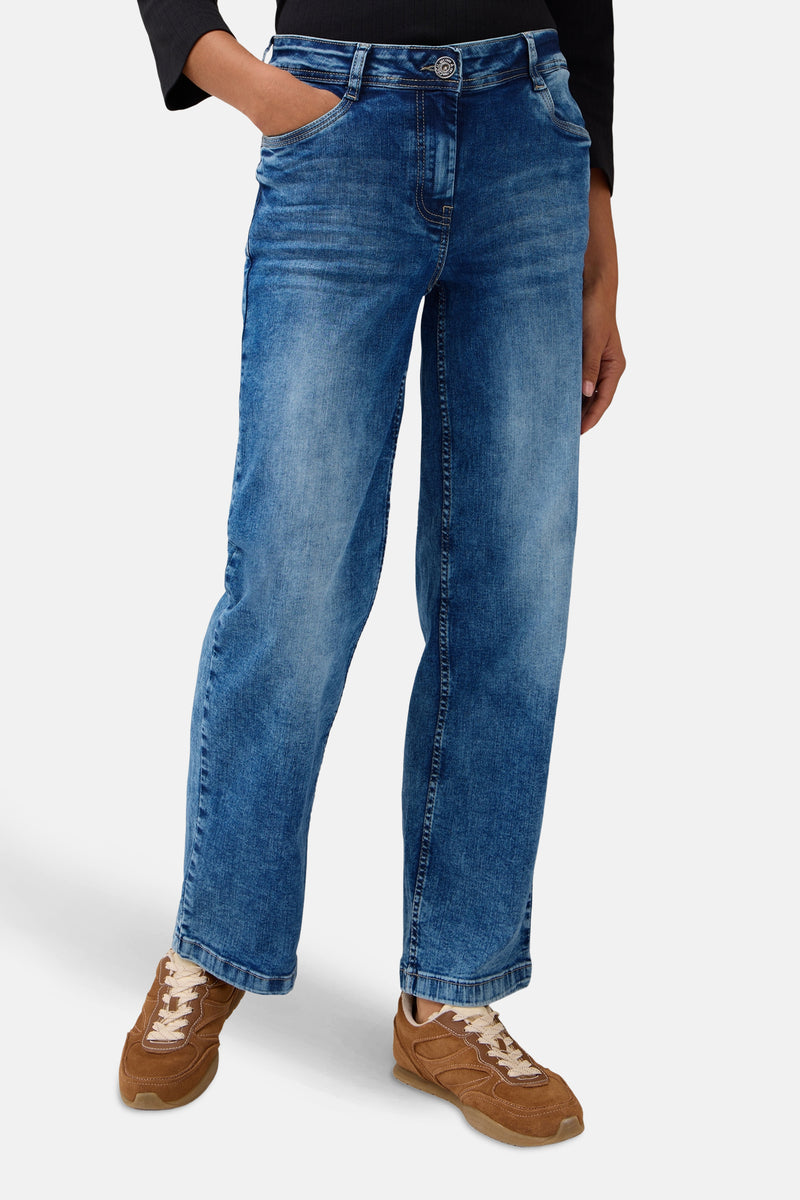 Jean large mid blue denim - CECIL