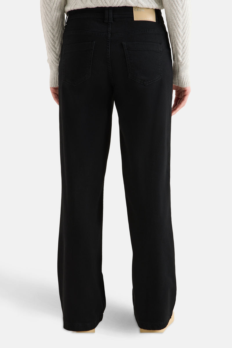 Jeans wide black denim - CECIL