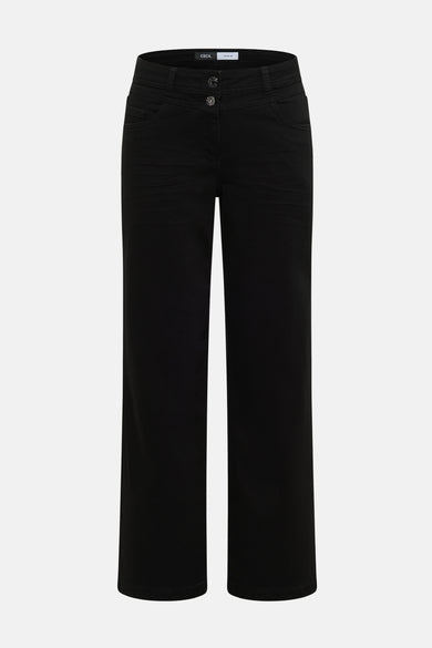 Jeans wide black denim - CECIL