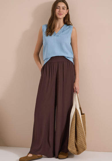 Pantalon de costume brun - CECIL