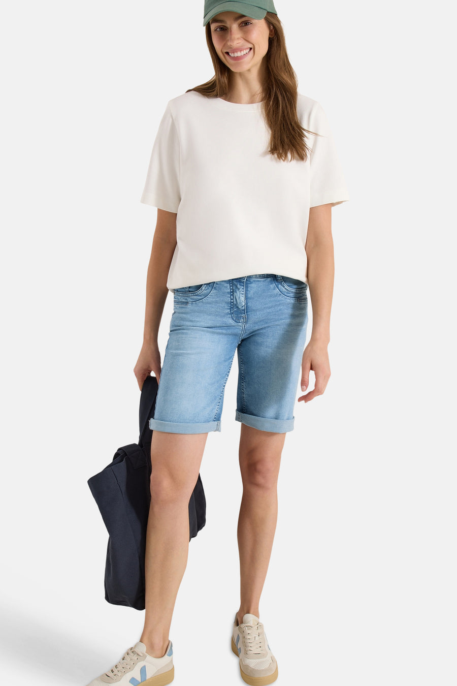 Bermuda light blue denim - CECIL