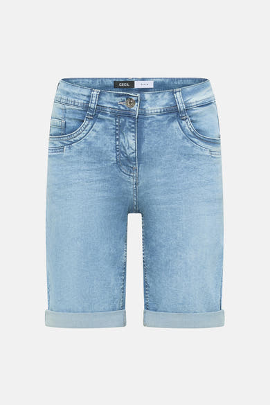 Bermuda light blue denim - CECIL
