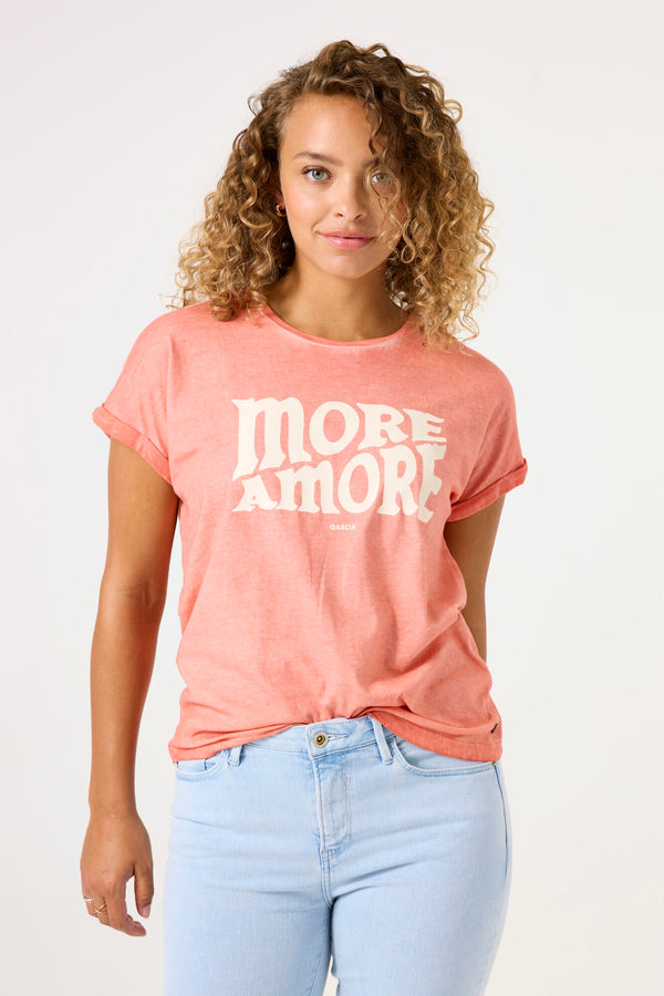 T-shirt (manches courtes) PEACH - GARCIA